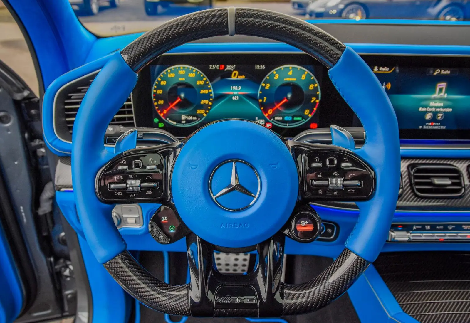 Mercedes-Benz GLE 800 BRABUS * CARBON * FULL ROYAL BLUE INT * NEU *  - 43822